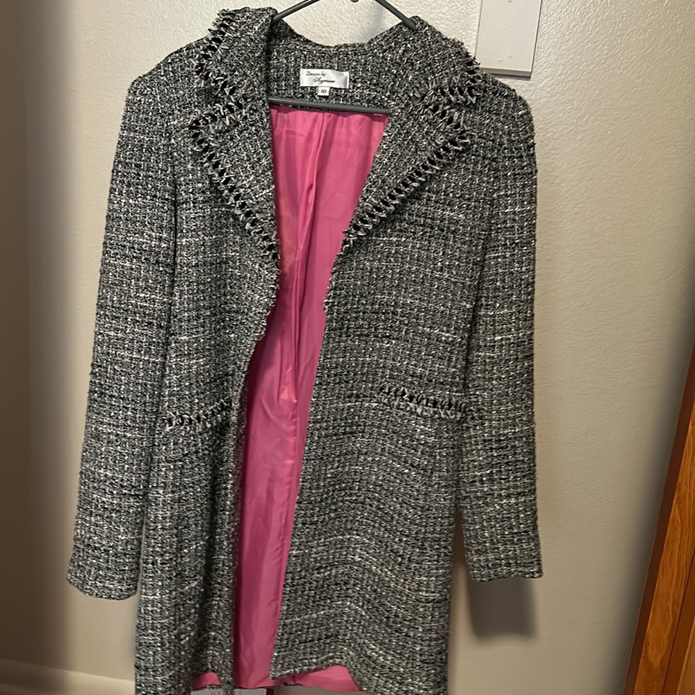 Long gray coat